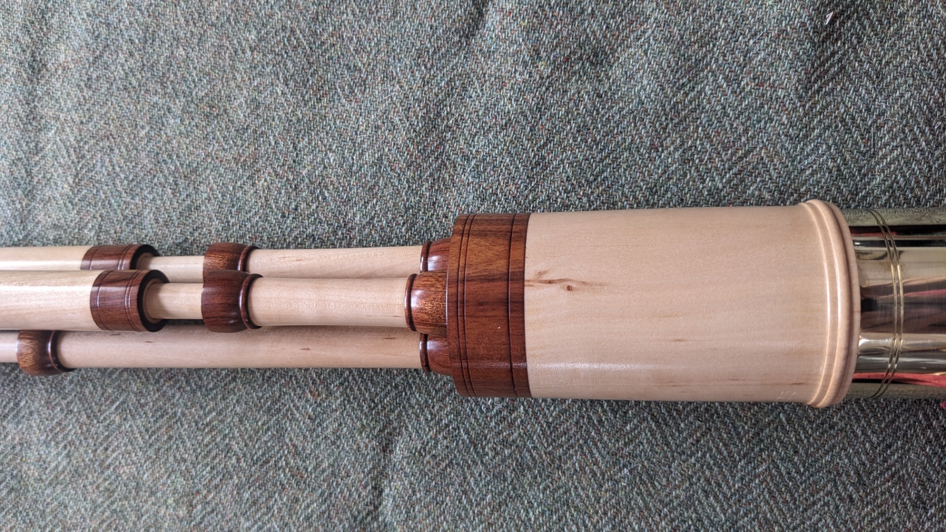 Apple C set with mopane mounts